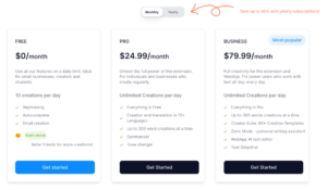 Text Cortex Pricing and Subscription Plans